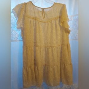 DAISY RUFFLE MINI DRESS